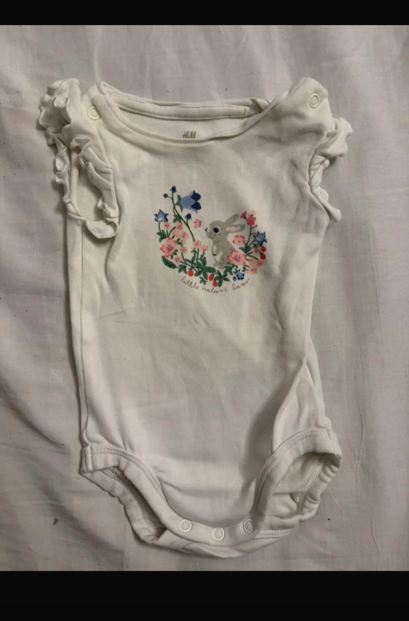 Lote bebé niña 56 cm - bodies volantes + calcetines leopardo – photo 2